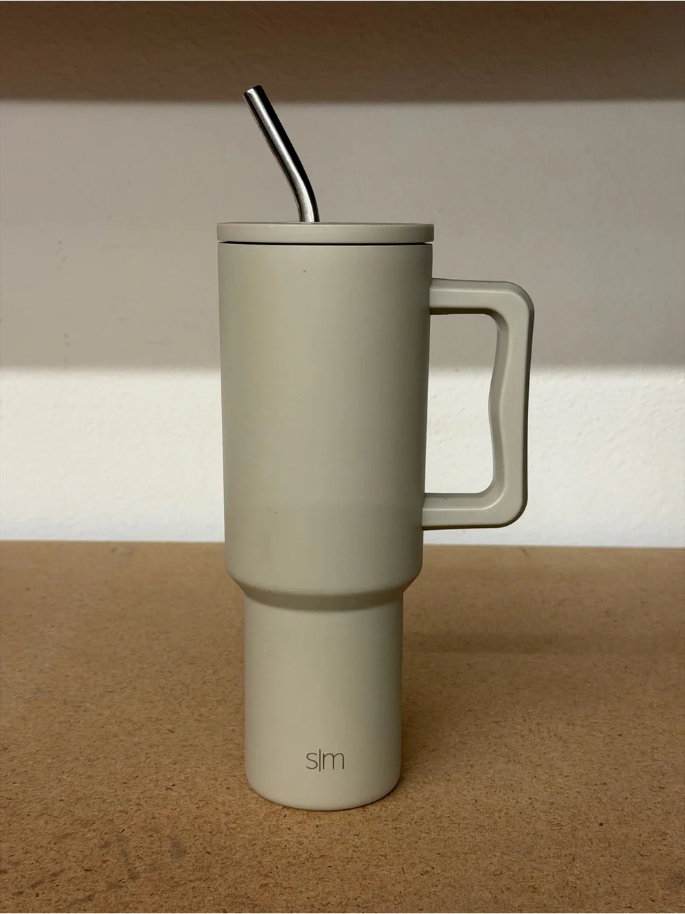 Simple Modern 40 oz Trek Tumbler in Almond Birch